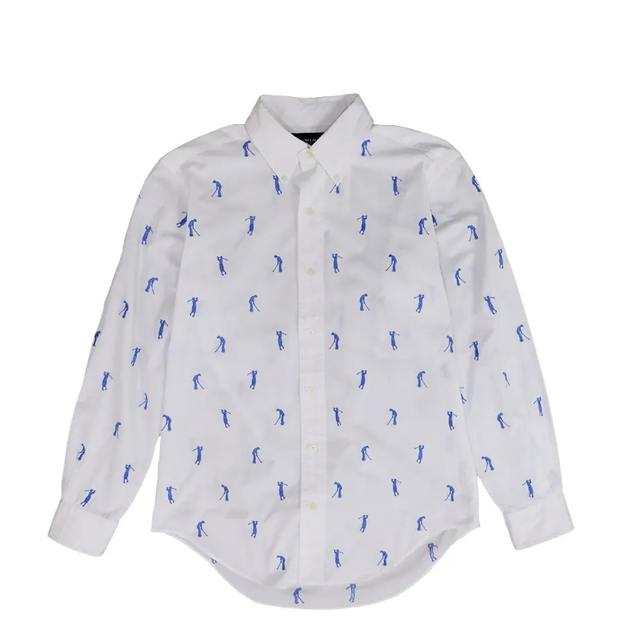 VINTAGE POLO RALPH LAUREN GOLF SHIRT WHITE