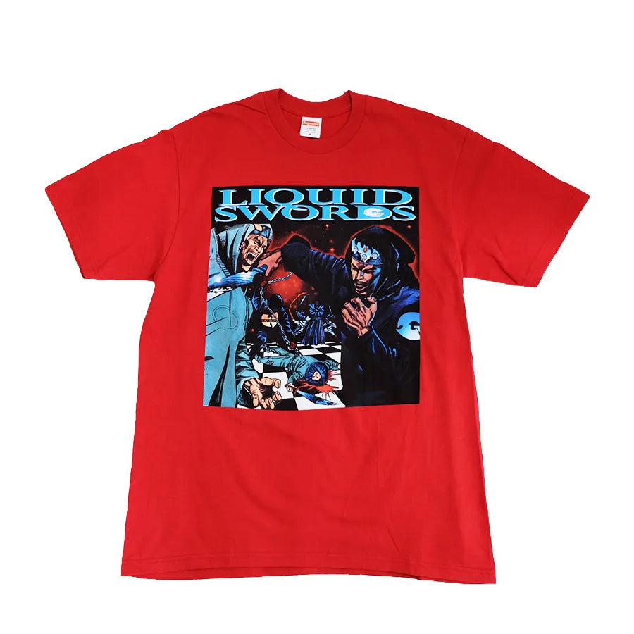 SUPREME GZA LIQUID SWORDS T-SHIRT RED