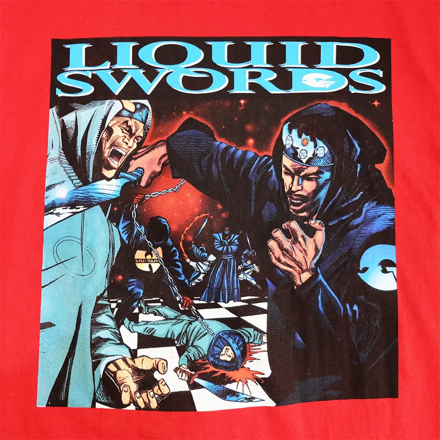 SUPREME GZA LIQUID SWORDS T-SHIRT RED