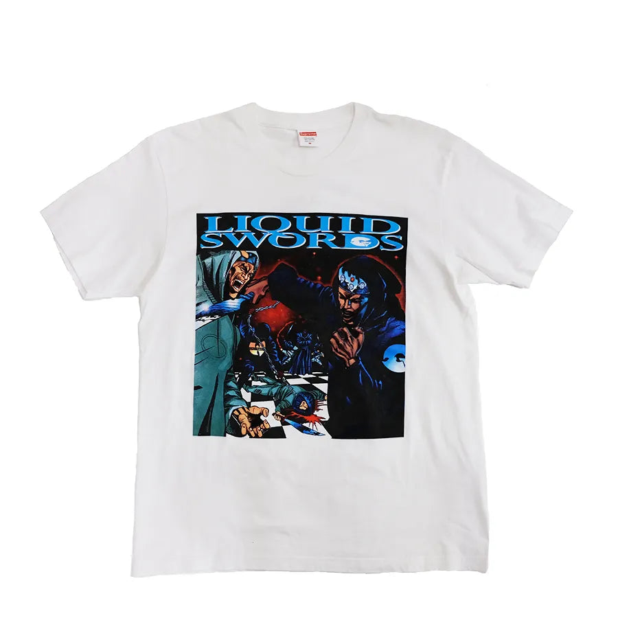 SUPREME GZA LIQUID SWORDS T-SHIRT WHITE