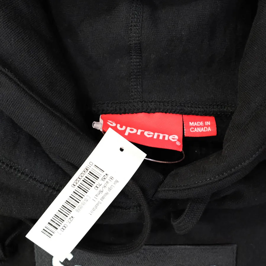 SUPREME BOX LOGO 2021 HOODY MADE IN CANADA BLACK S
