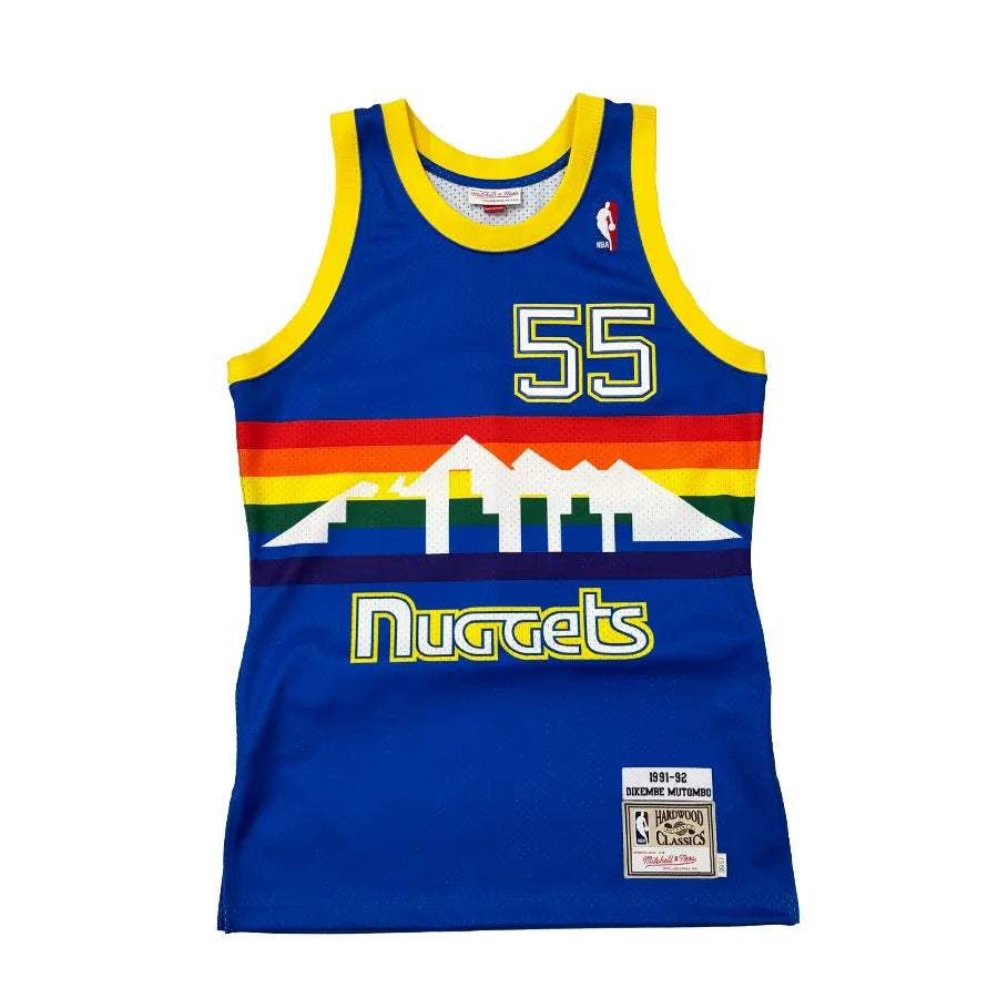MITCHELL & NESS AUTHENTIC MUTOMBO NUGGETS 1991-92