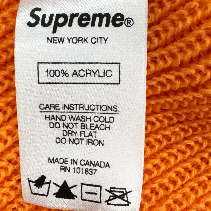 SUPREME BASIC BEANIE ORANGE