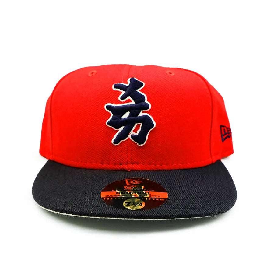 NEW ERA KANJI YANKEES HAT RED NAVY