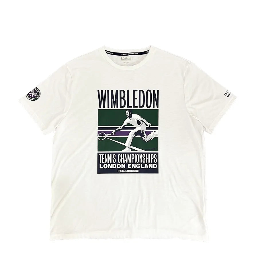 POLO SPORT RALPH LAUREN WIMBLEDON 2013 T-SHIRT WHITE