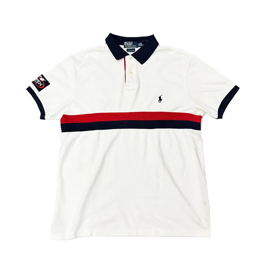VINTAGE POLO RALPH LAUREN 2011 US OPEN TENNIS POLO SHIRT WHITE VINTAGE POLO RALPH LAUREN 2011 US OPEN TENNIS POLO SHIRT WHITE