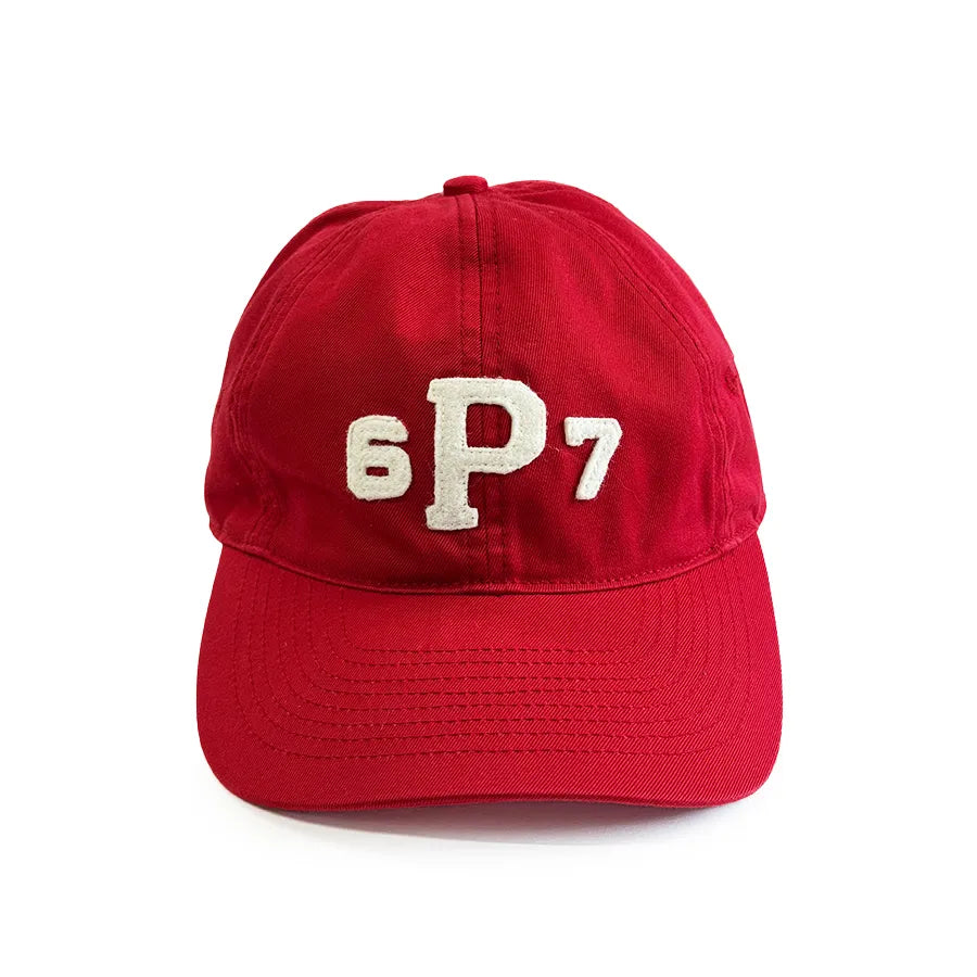 VINTAGE RALPH LAUREN POLO JEANS HAT RED P 67