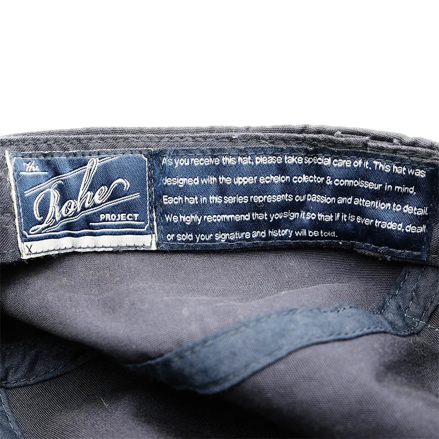 THE ROHE PROJECT P WING POLO HAT NAVY