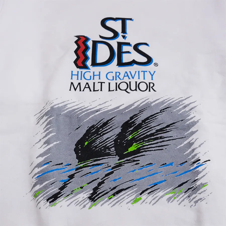 VINTAGE ST IDES SUPREME SWEAT SHIRT 2016 WHITE