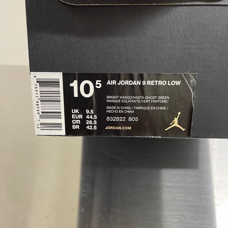 AIR JORDAN 9 RETRO LOW "BRIGHT MANGO" (20240206006)