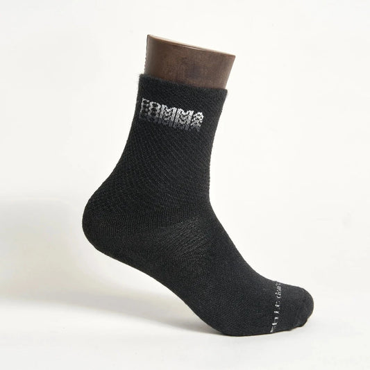 COMMA WOOLRAGE® SOCK "FAT STACKS" BLACK