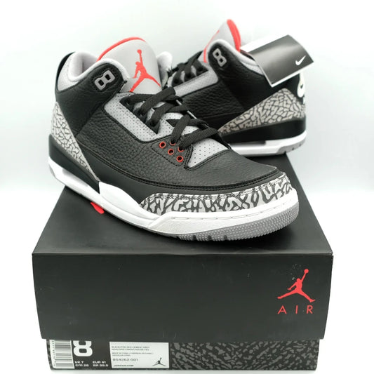 AIR JORDAN 3 RETRO OG "BLACK CEMENT" 2018 (20241016003)