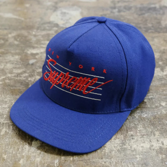 SUPREME SNAPBACK HAT NAVY