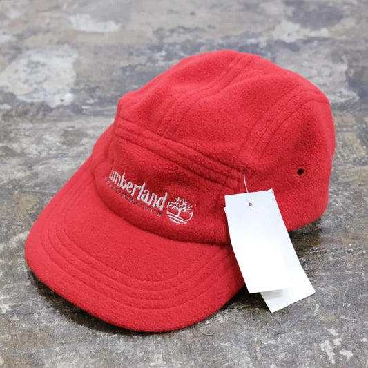 TIMBERLAND POLARTEC FLEECE CAMP HAT RED