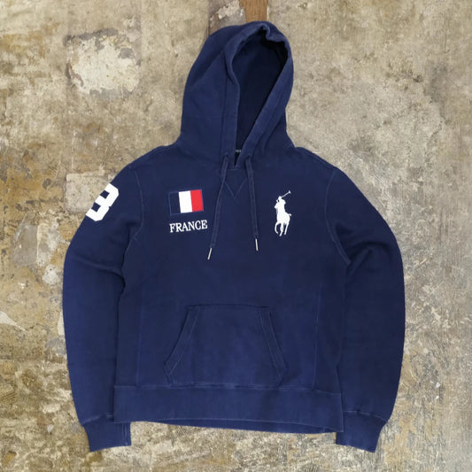 RALPH LAUREN FRANCE HOODY NAVY