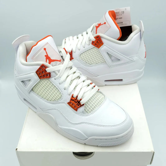 AIR JORDAN 4 RETRO "ORANGE METALLIC" (20241204006)