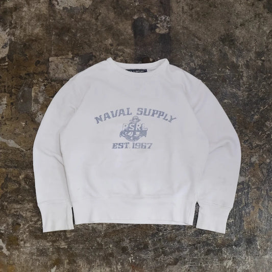 POLO SPORT RALPH LAUREN PSRL SWEAT SHIRT WHITE