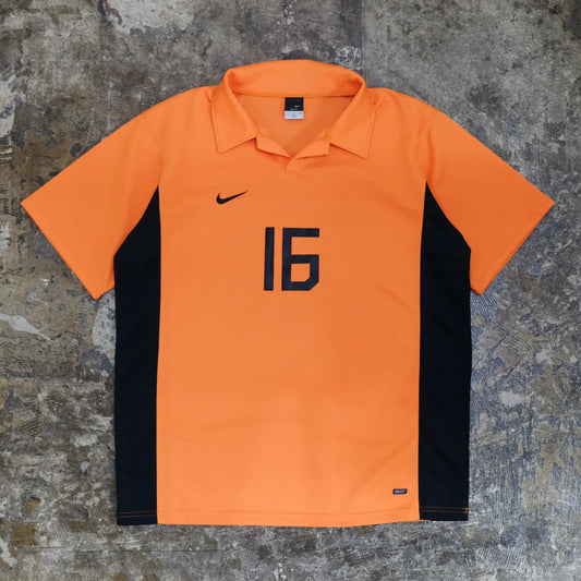 NIKE HOLLAND 16 SOCCER JERSEY ORANGE