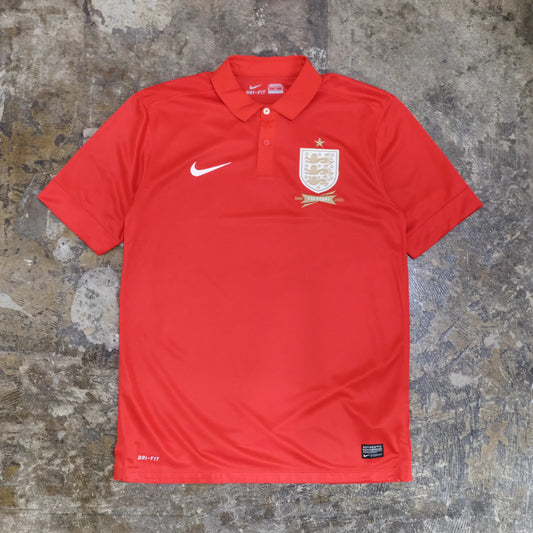 NIKE ENGLAND 150 YEARS SOCCER JERSEY RED