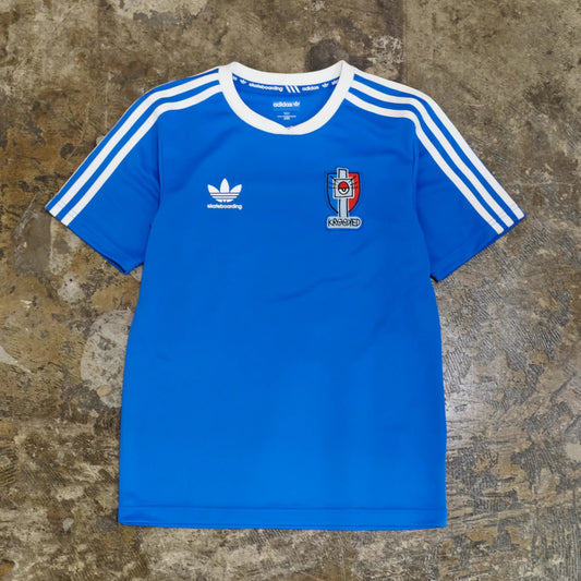 ADIDAS SKATEBOARDING KROOKED GONZ 89 SOCCER JERSEY BLUE