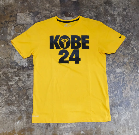 NIKE KOBE 24 DRI FIT T-SHIRT YELLOW