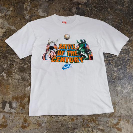 VINTAGE NIKE 1992 GODZILLA VS CHARLES BARKLEY T-SHIRT WHITE