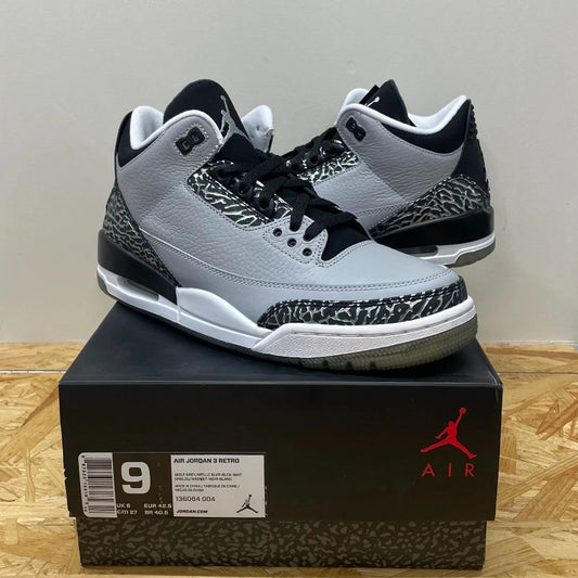 AIR JORDAN 3 RETRO "WOLF GREY" (20240305001)