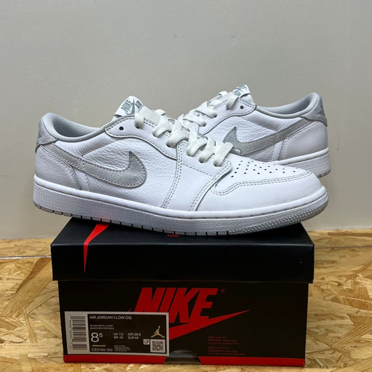 AIR JORDAN 1 RETRO LOW OG "NEUTRAL GREY" 2021 (20240206001)