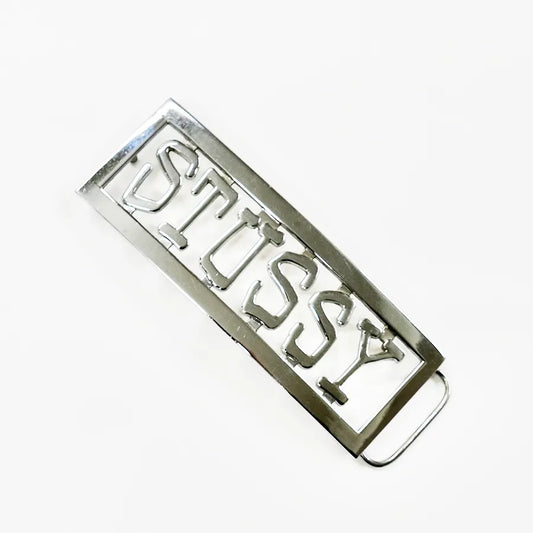 VINTAGE 00 STUSSY BELT BUCKLE