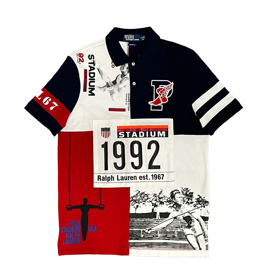 POLO RALPH LAUREN STADIUM 1992 PATCH WORK POLO SHIRT – NINETEEN