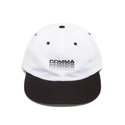 COMMA FAT STACKS HAT WHITE / BLACK BRIM