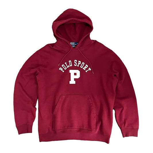VINTAGE POLO SPORT RALPH LAUREN HOODY BURGUNDY
